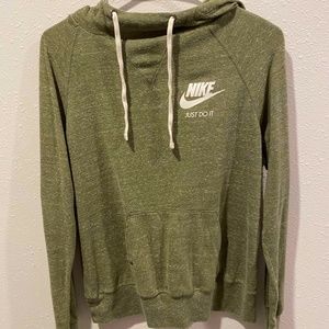 Green Nike Lightweight Hoodie